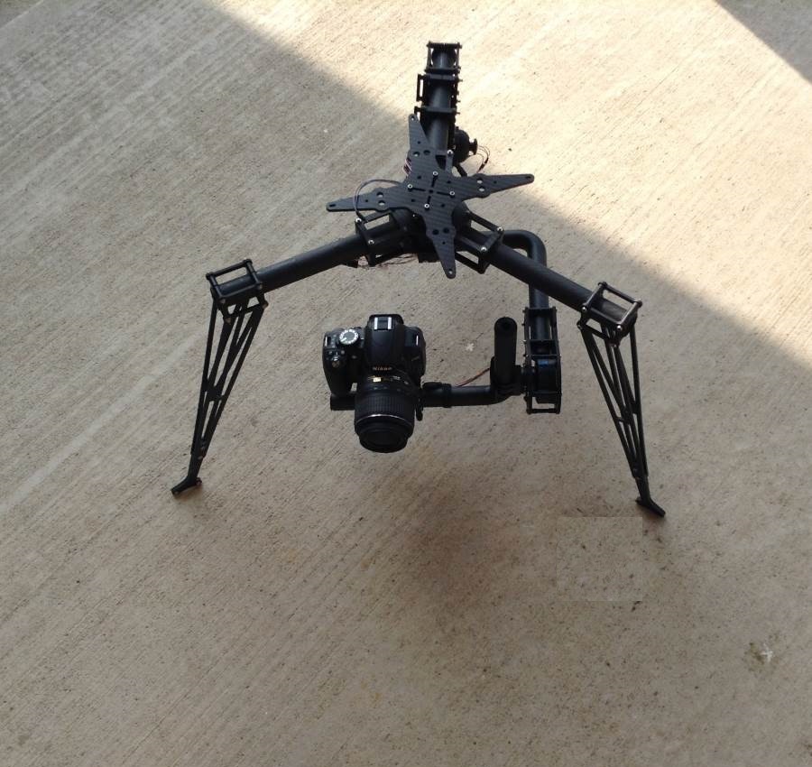 AERIAL 3axis 360 degrees brushless gimbal for copter cinestar co