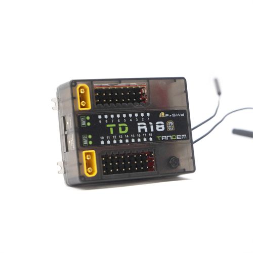 FrSky TD R18 2.4GHz/900MHz Tandem Dual-Band 18CH PWM 16CH SBUS 24CH FBUS MX Receiver for Tandem X20 X20S Radio Controller