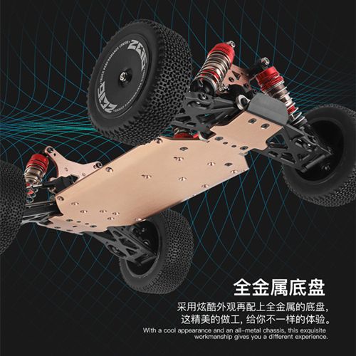 WLtoys 144001 2.4G 1:14 4wd Racing RC Car Competition 60 km/h Metal Chassis Electric Car Remote Control Toys