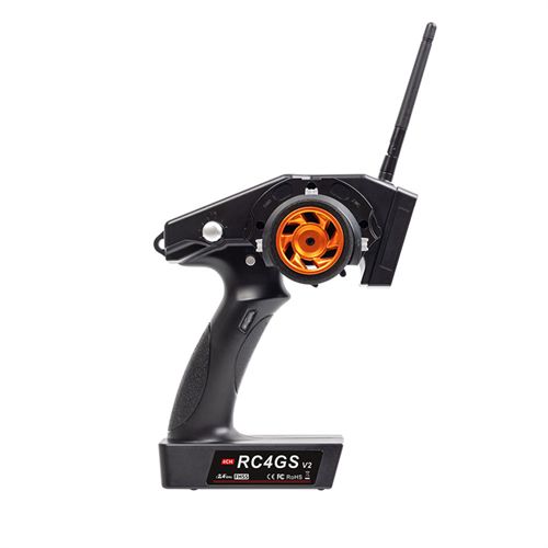 Radiolink RC4GS V2 4CH Radio Transmitter and Receiver R6FG with Gyro 400M Remote Controller for Car Boat Crawler Truck