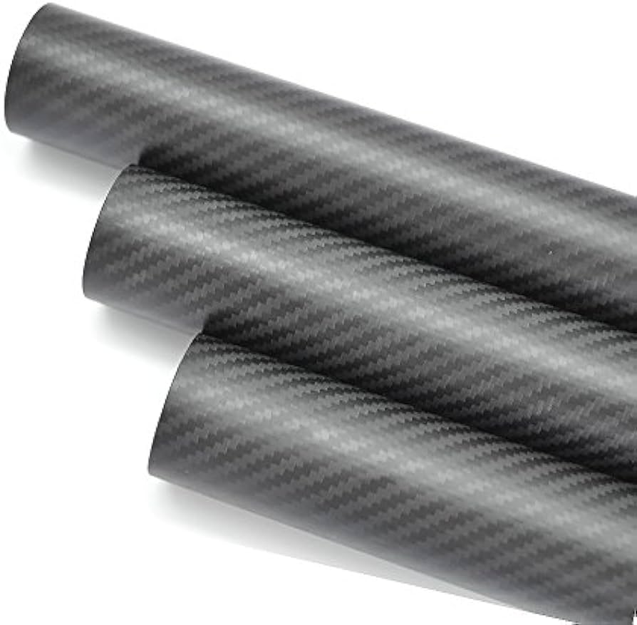 50X48X1000mm 100% 3K twill matte carbon fiber tube 2pcs/lot
