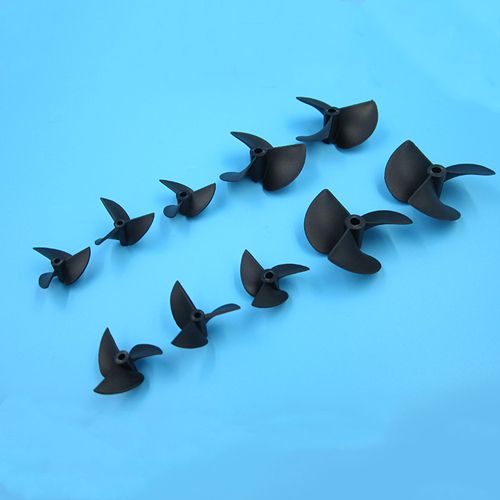 1Pairs 3 Blades Nylon Positive / Reverse Propeller for RC Boat Models Refit Parts