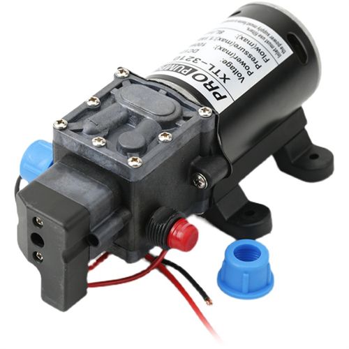 12V 100W Miniature High Pressure Diaphragm Pump Self-Priming Pump 8L/Min For Agriculture Sprayer Drones Parts