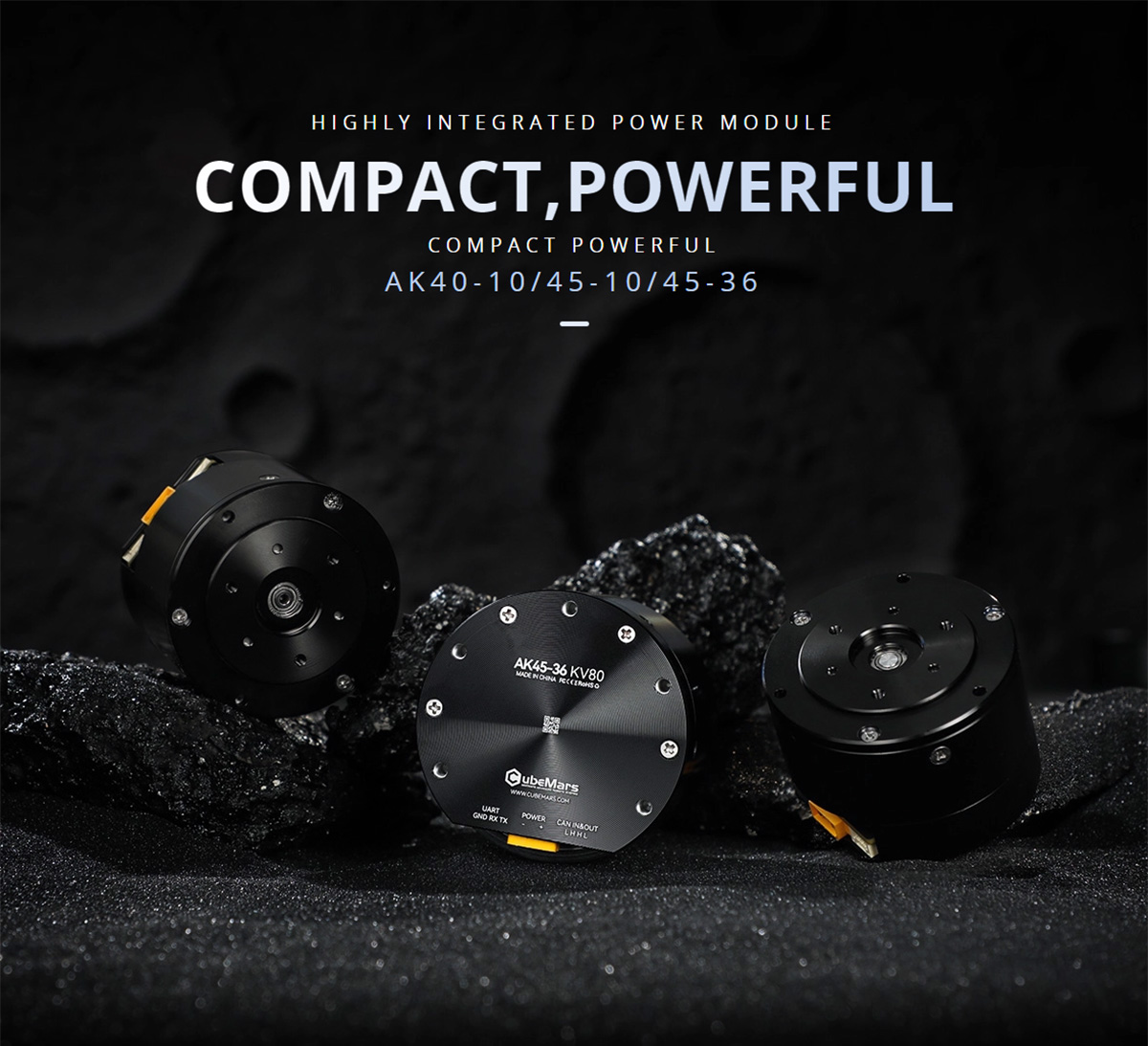 CubeMars AK45-36 80KV Brushless Motor Supports both Servo and MIT for Humanoid Robot Joints