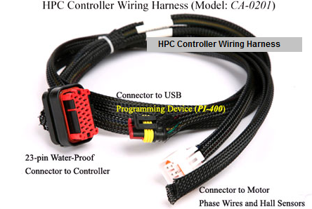 Controller Wiring Harness CA-201 HPC Controller Dynamic Montorin