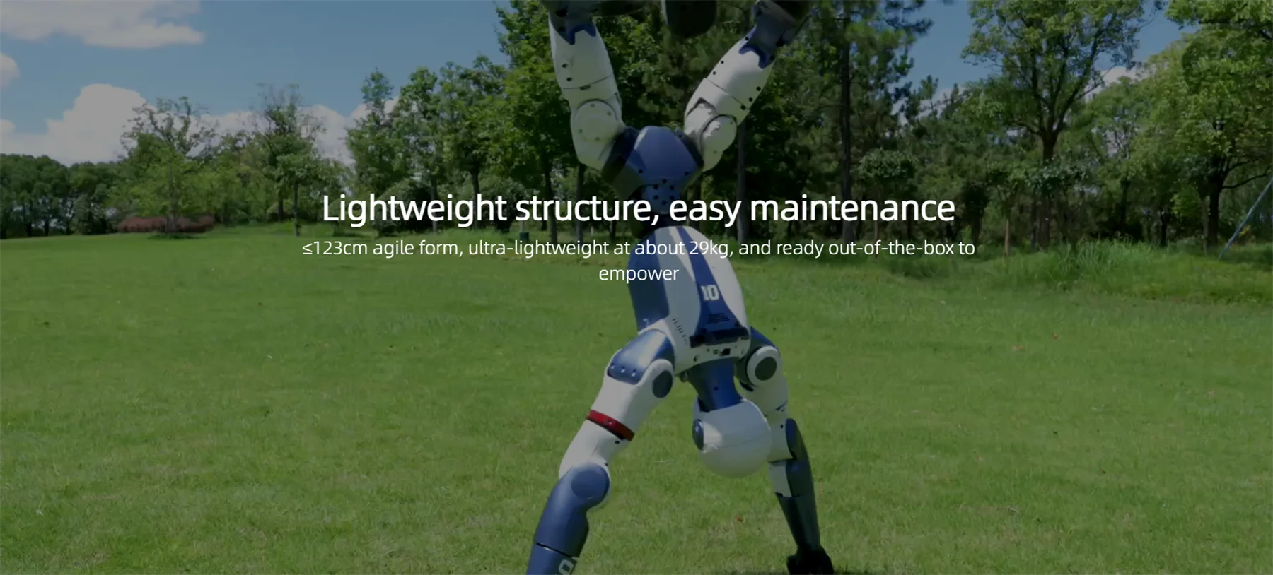 R1 Robot, Ultra-lightweight, fully customizable Unitree humanoid Robot