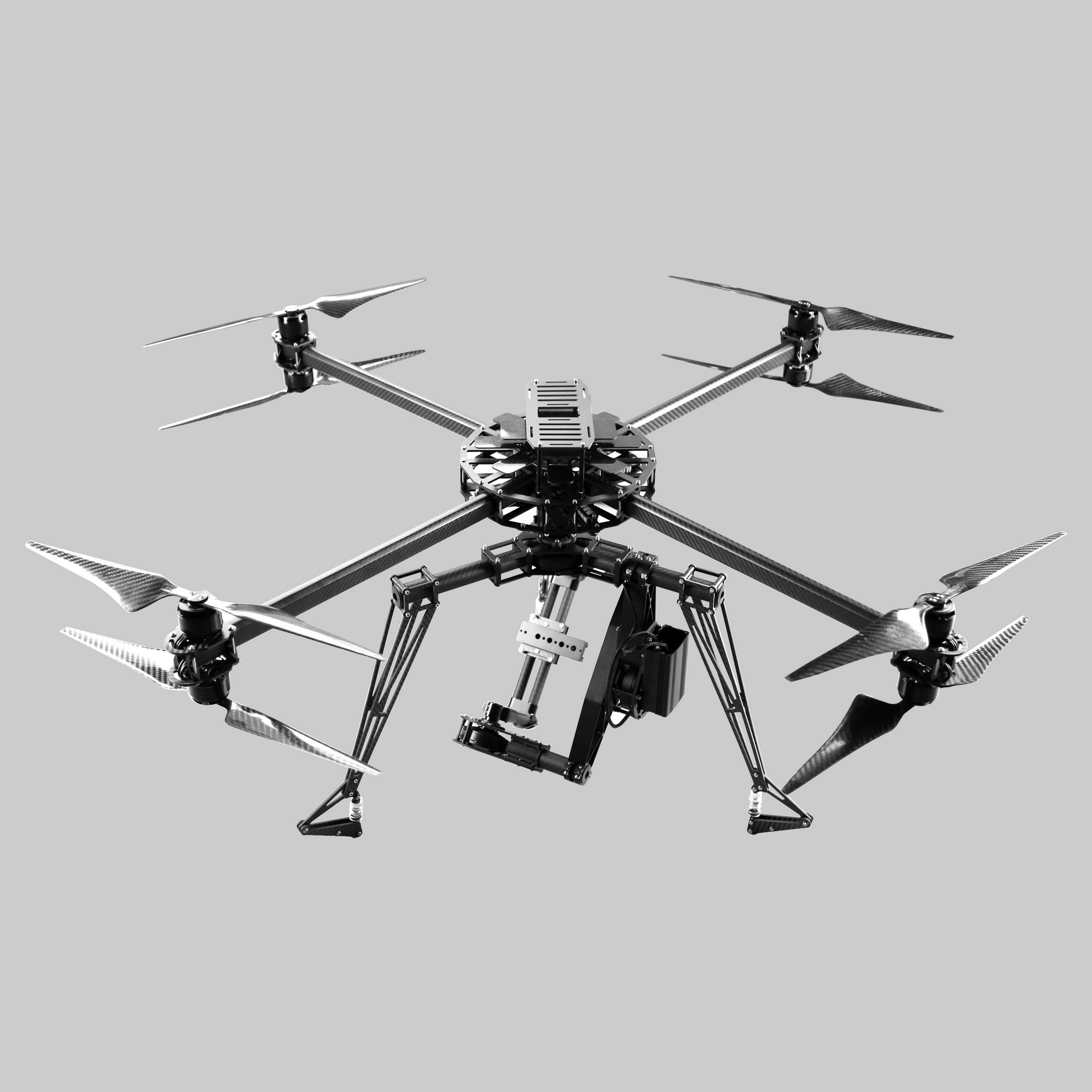 X8 Quad Multirotor Frame Heavy Lift with rectangular booms