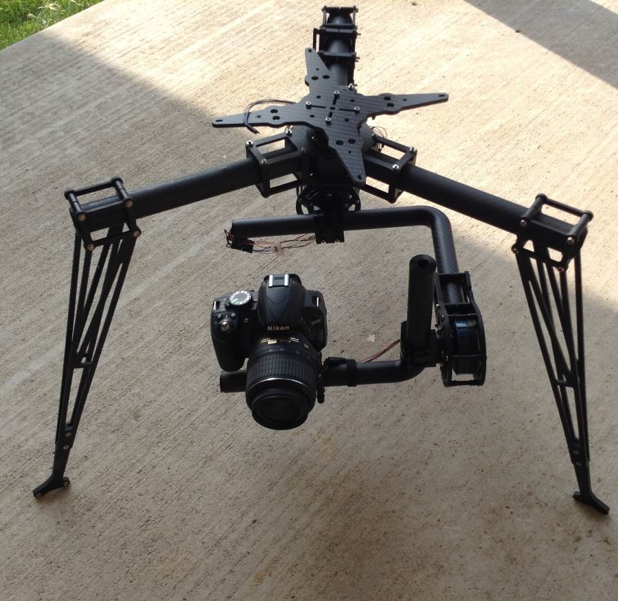 AERIAL 3 axis 360 degrees brushless gimbal 
