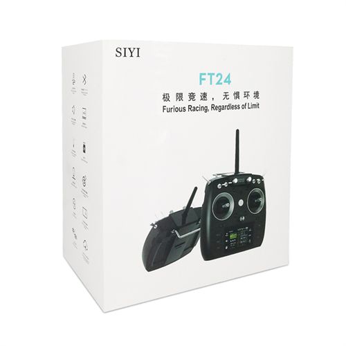 SIYI FT24 15KM 2.4G 12CH Long Range Radio Transmitter with FR Receiver For TBS Crossfire/ Frsky R9M RF Module FPV Drones