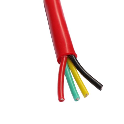 YGC silicone cable 4-core 0.3 square high-temperature cable