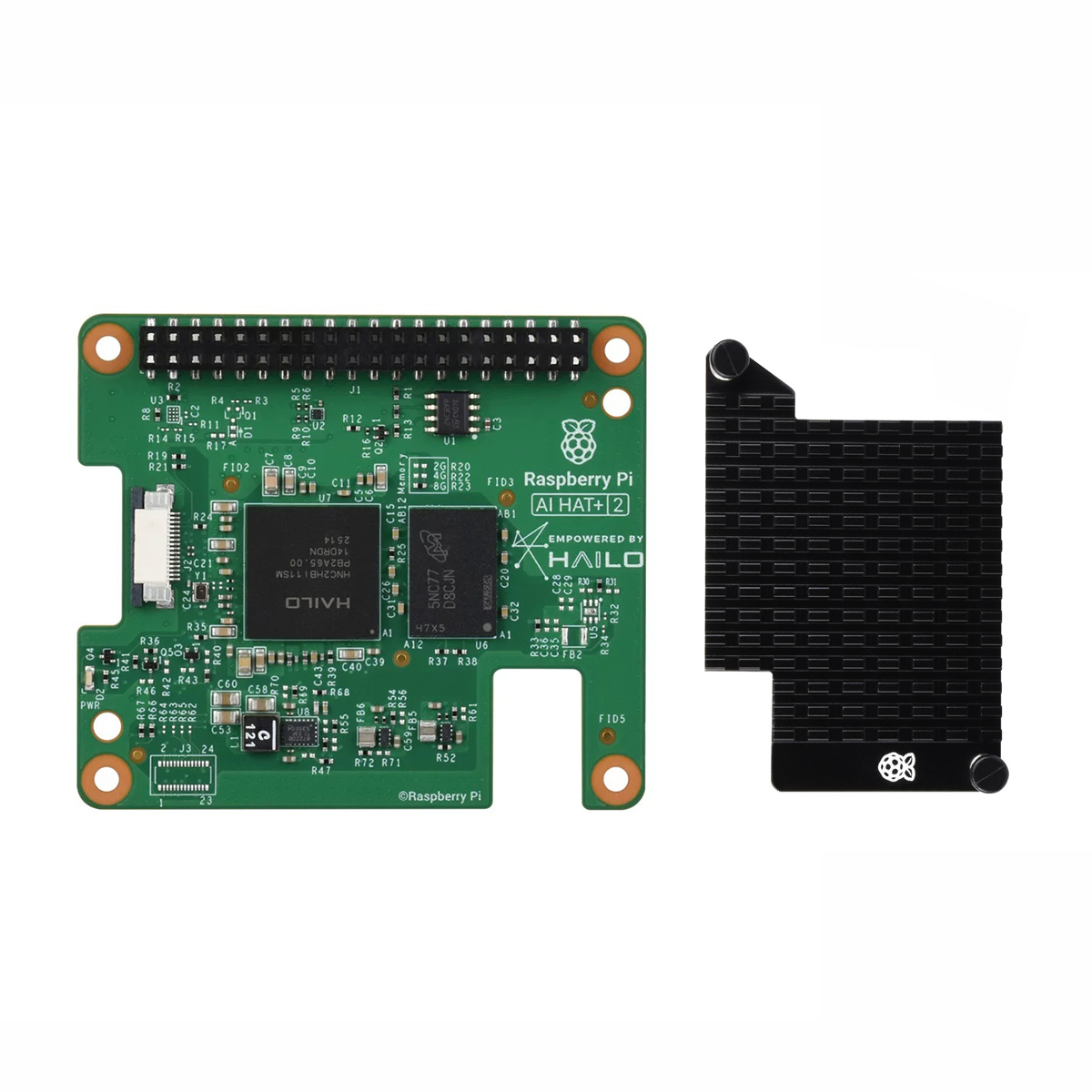 Raspberry Pi AI HAT+ 2 Hailo-10H AI Accelerator 40 TOPS 8GB