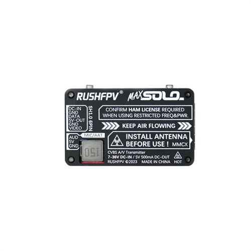 RUSHFPV MAX SOLO XBAND 4.9GHz VTX 2.5W 8CH for FPV Racing Drone