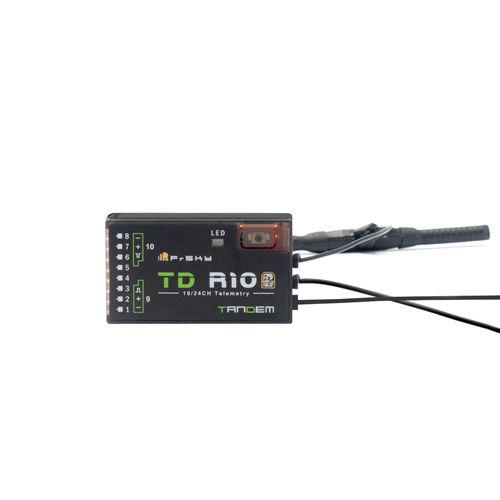 FrSky TD R10 2.4GHz 900MHz Dual Frequency Receiver 10CH PWM Channel Receiver For Remote Control Airplane Helicopter Drone