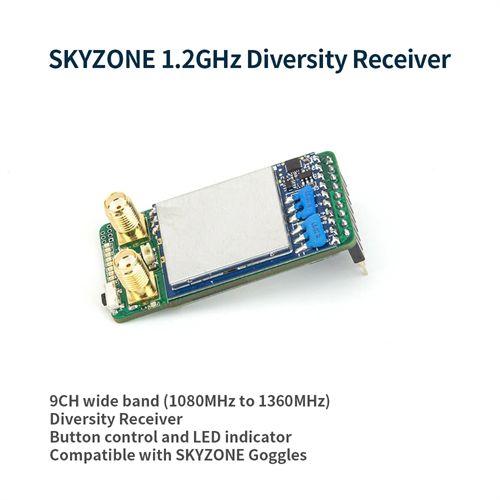 SKYZONE 1.2GHz Diversity Receiver VRX Video Receiver 9CH