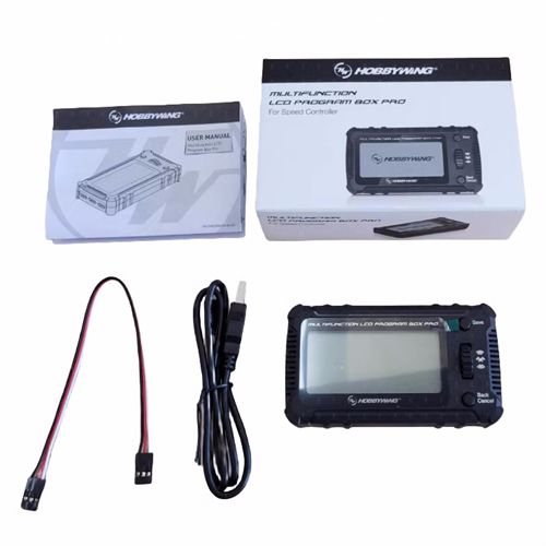 HOBBYWING LCD Program Box Pro for PLATINUM XERUN EZRUN Seaking Pro ESC RC Model Car Boat Airplane Parameter Setting Accessories