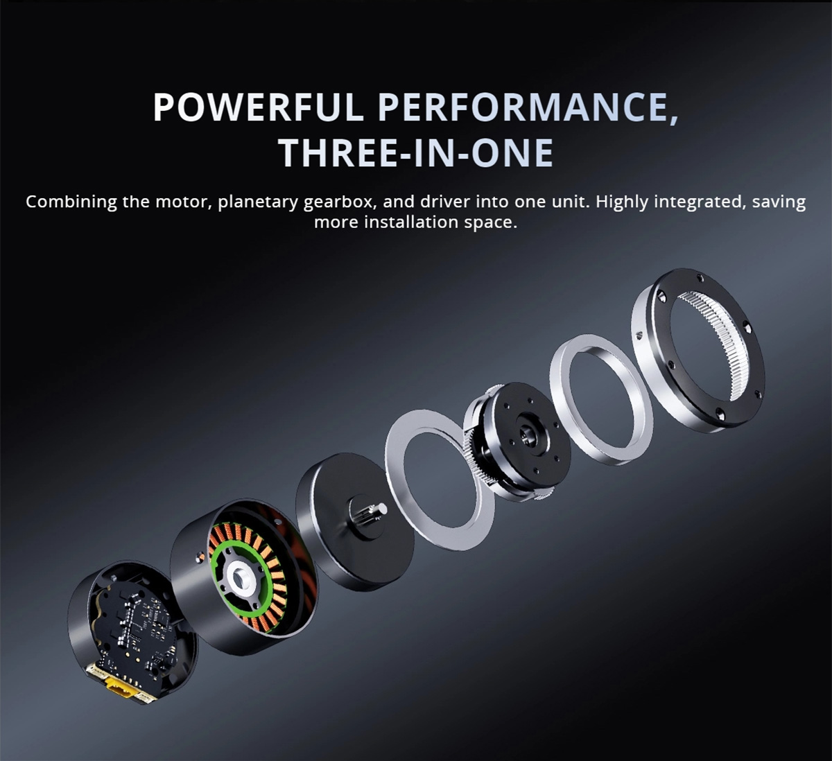 CubeMars AK45-10 75KV Brushless Motor Lightweight & High Power for Humanoid Robot Joints