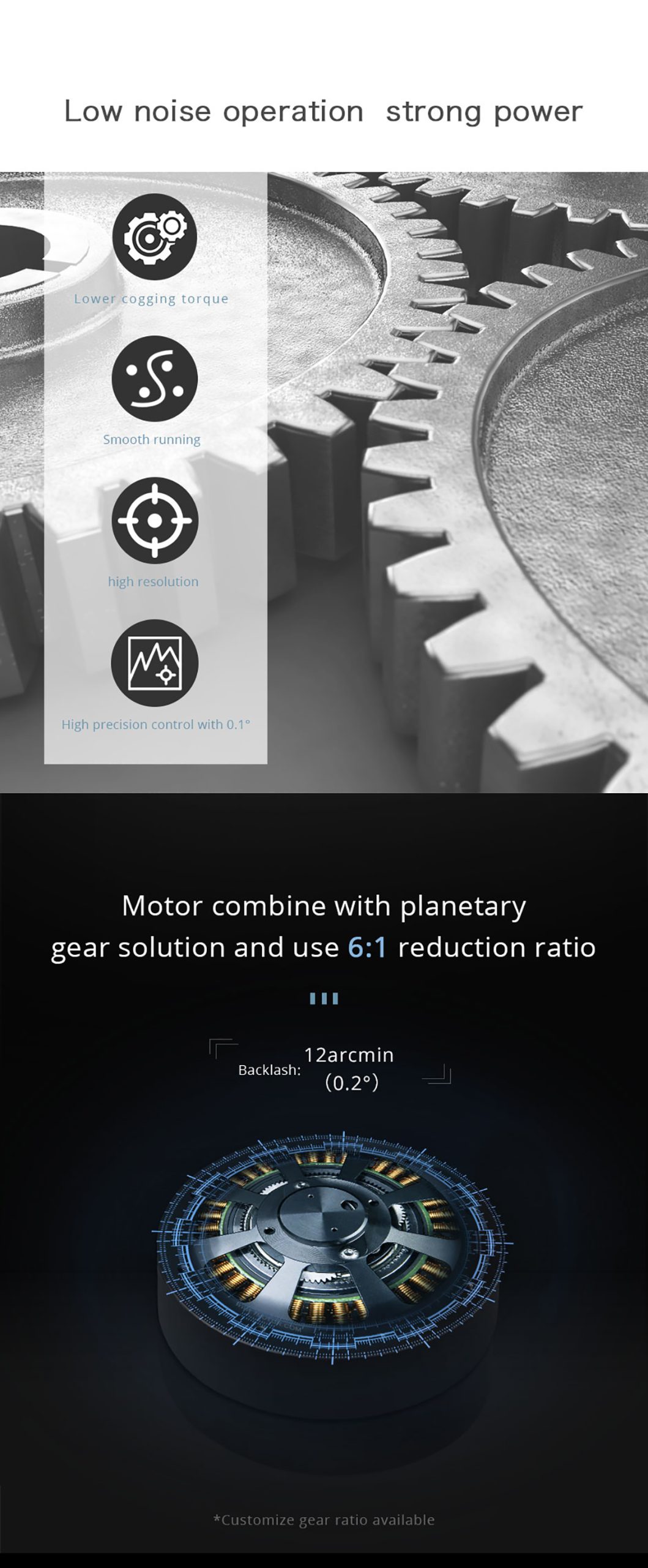 CubeMars AK60-6 V1.1 KV80 KV140 Robotic Actuator