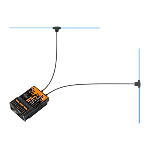 14CH Diversity Receiver ELRS 915MHz with Dual Antenna