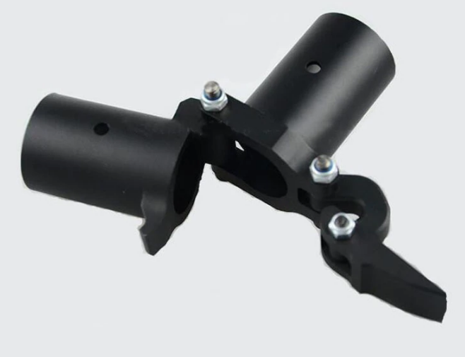 D30mm carbon pipe hinge foldable Parst CNC horizontal folding pipe clip sleeve