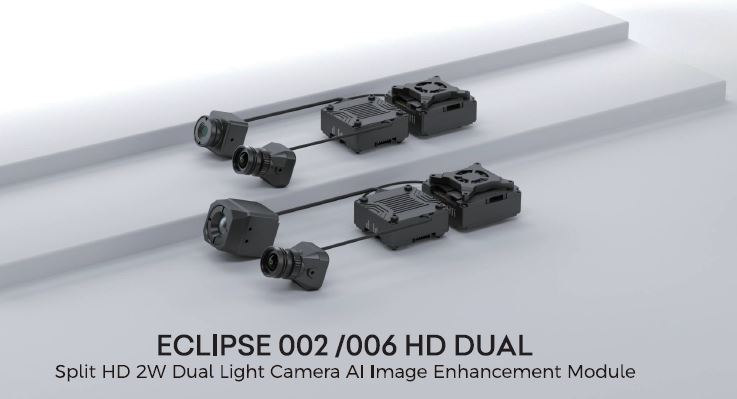 ECLIPSE 006 HD Split 2W Dual Light Camera AI Image Enhancement