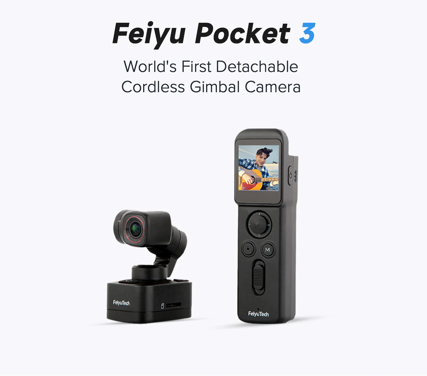 Feiyu Pocket 3 3-Axis 4K detachable gimbal camera