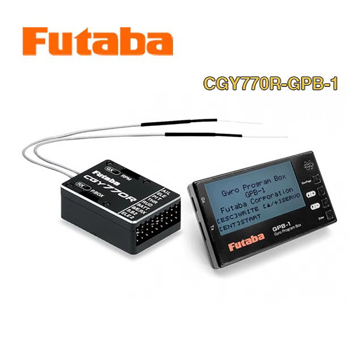 Futaba CGY770R Helicopter Flight Control Gyro with GPB-1 Programming Box for Fixed Wing Helicopter RC Drone