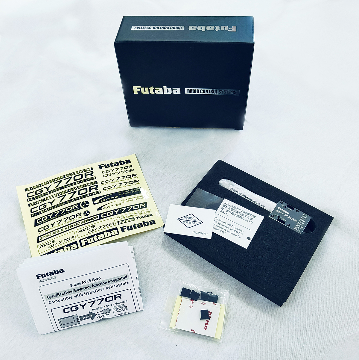 Futaba CGY770R Helicopter Flight Control Gyro with GPB-1 Programming Box for Fixed Wing Helicopter RC Drone