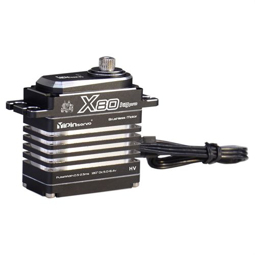 GXservo 80kg Brushless Servo Metal Gear IPX8 Waterproof PWM