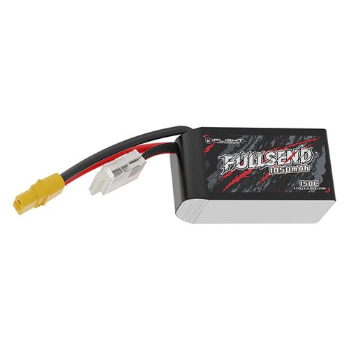 iFlight Fullsend 22.2V 1050mAh 150C 6S LiPo Battery XT60 Plug