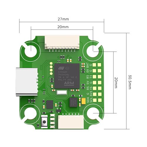 iFlight BLITZ Mini F745 STM32F745 Flight Controller