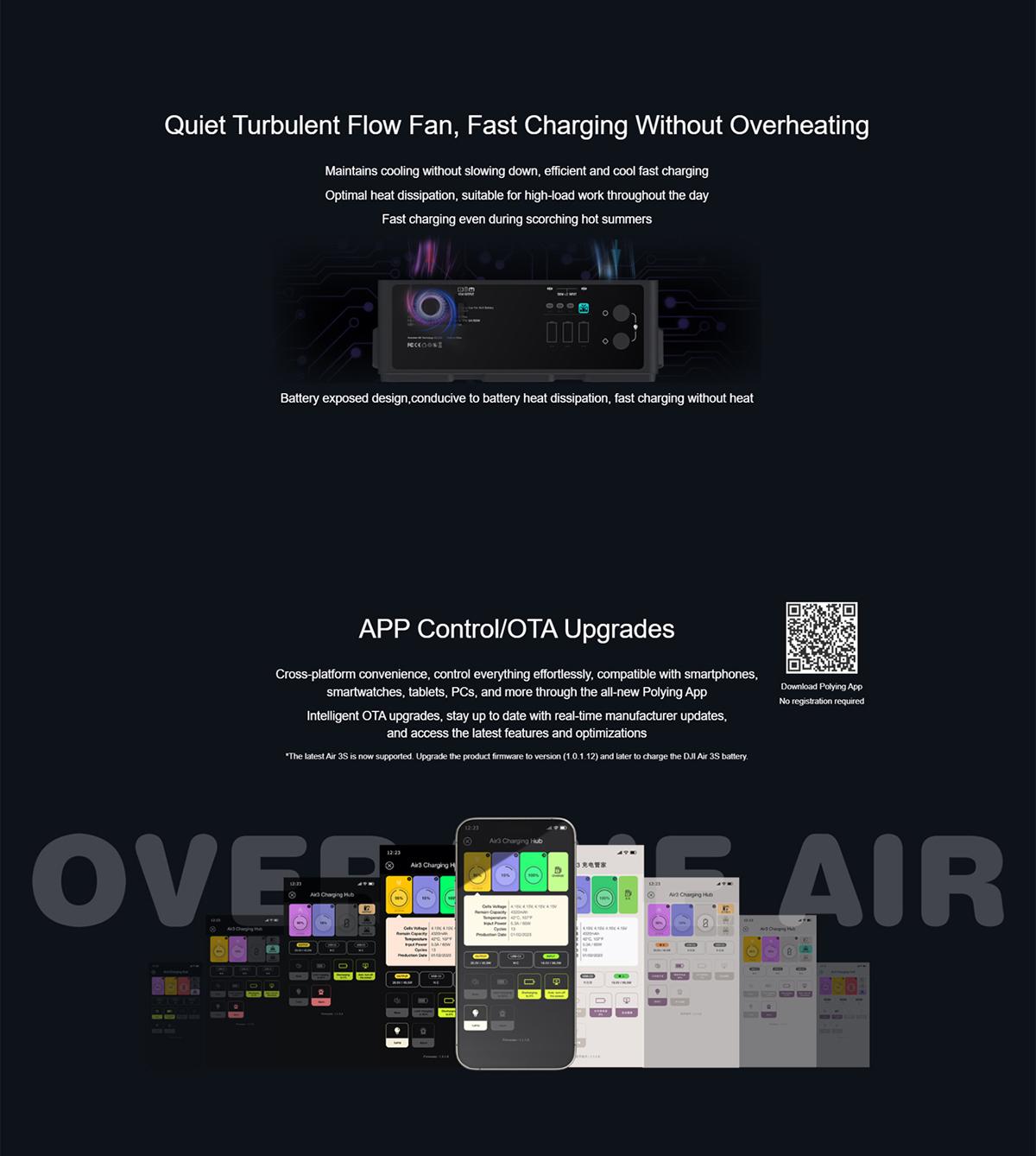 ISDT MA331 200W 3 Channel Smart Battery Charger Air 3 Series Charging Hub Color Screen Portable RC Charger