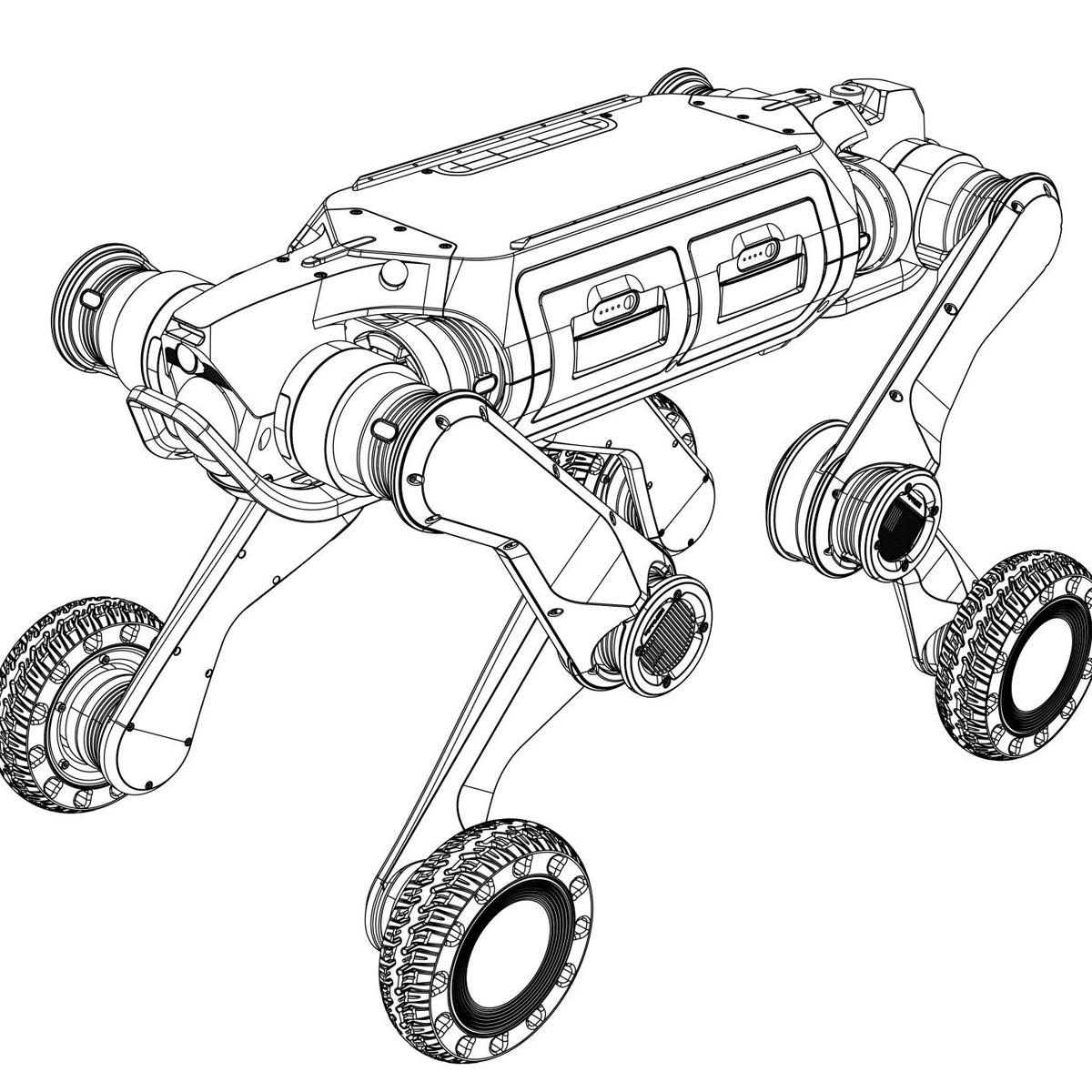 DEEP Robotics LYNX M20 Pro Wheel-Legged Robot High-Performance Configurations for Diverse Demands