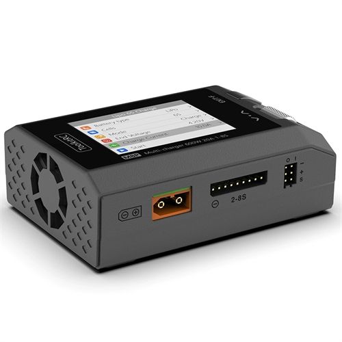 ToolkitRC M8P M8S upgraded version 600W 20A DC Balance Charger Discharger for 1-8S Lipo Battery