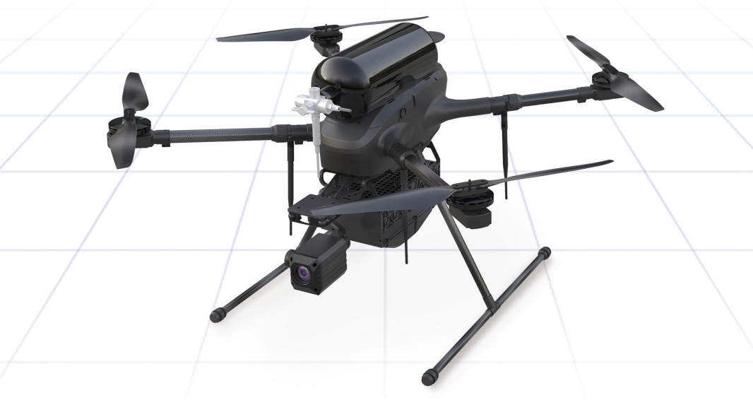 Notuzi H100 four-rotor long-endurance hydrogen fuel drone