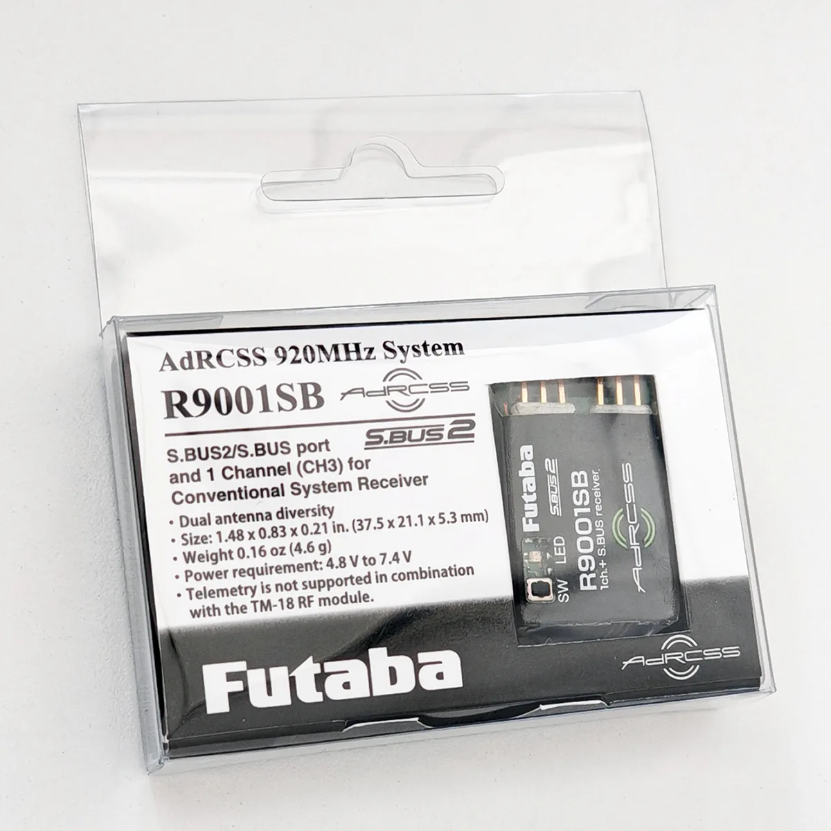 Futaba 900MHz TM-18 16 Channel Transmitter Module R9001SB Rx
