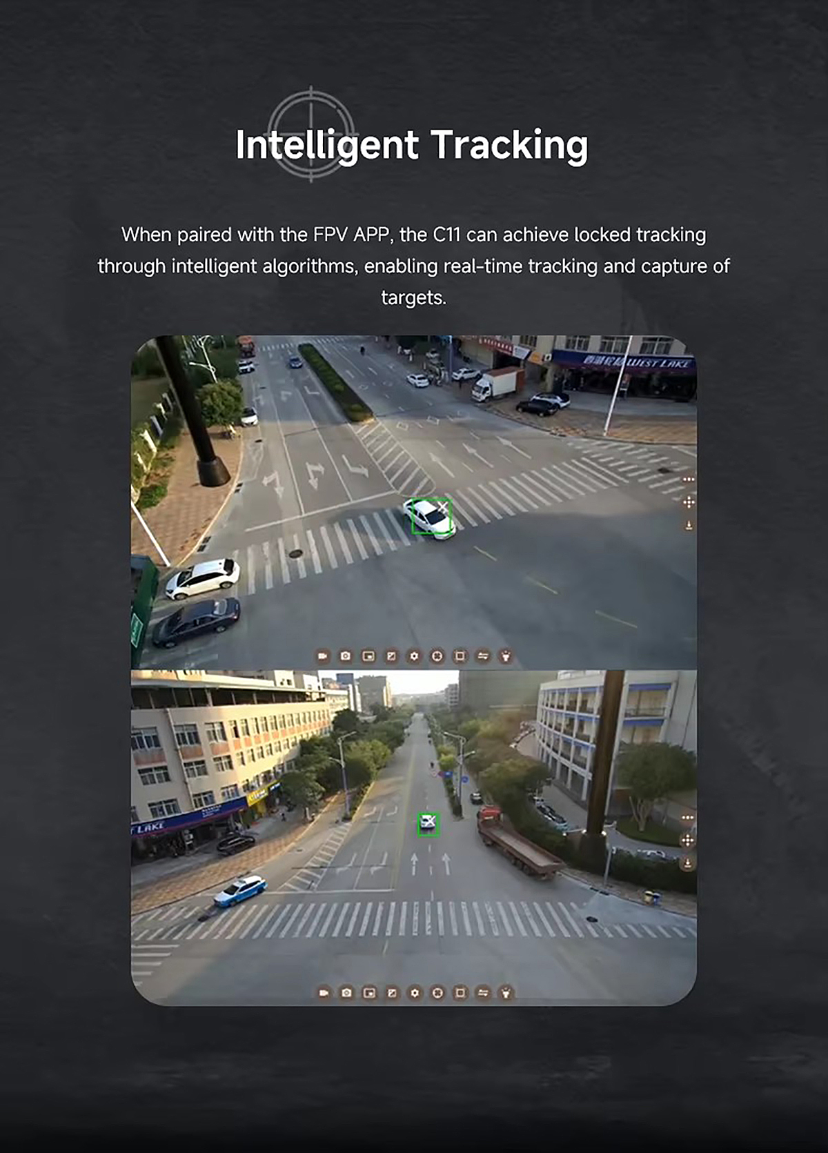 Skydroid C11 Gimbal Camera 4K 3-Axis Stabilized 30x Digital Zoom Light Weight for FPV Aerial Photography Drone