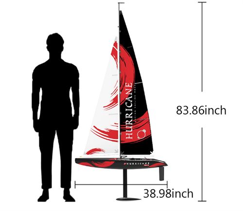 Remote Control Sailboat Model Huge sailboat Model 213cm