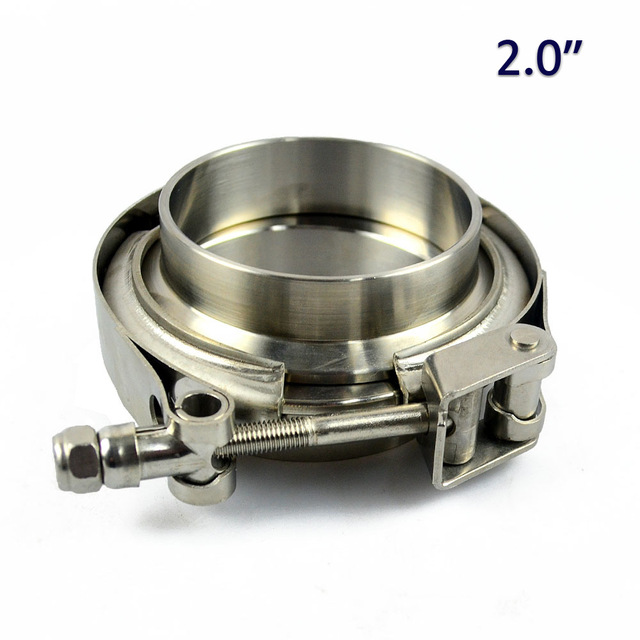 Stainless steel Exhaust V Band Clamp Flange Kit V-band RACING