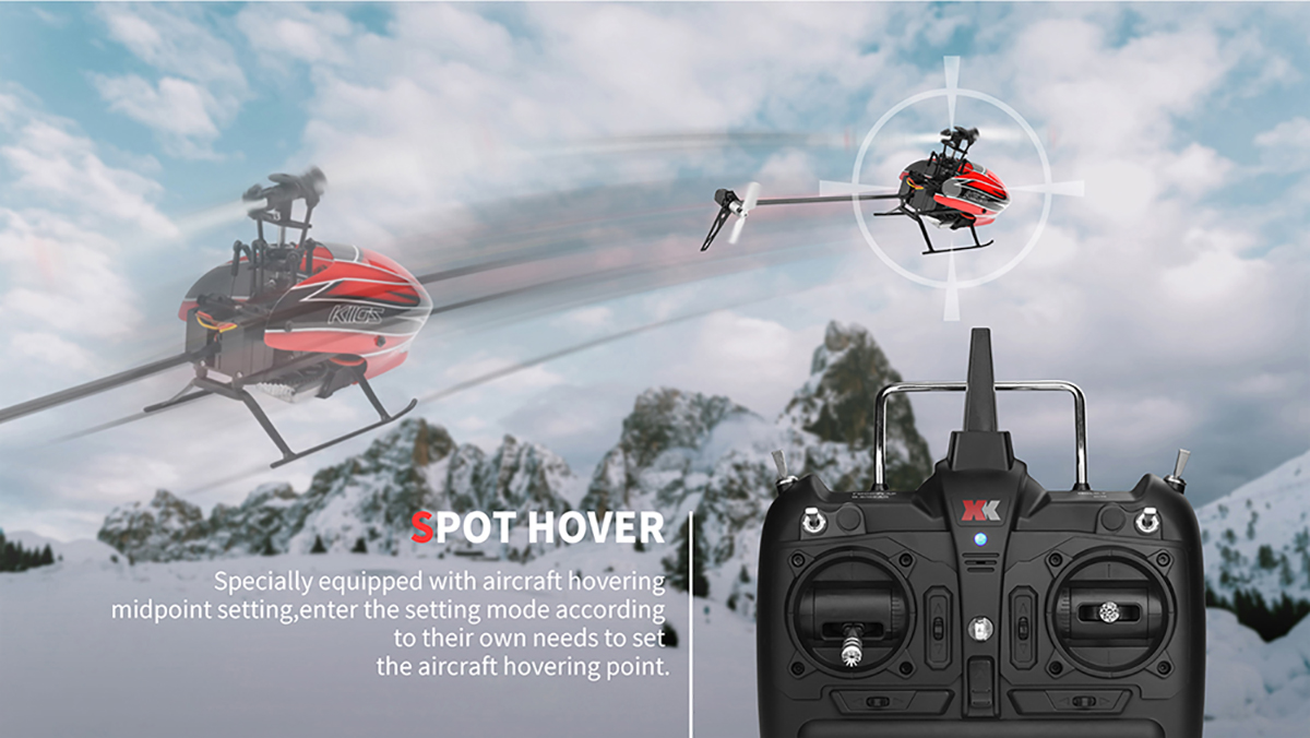 WLtoys XK K110S 6CH Brushless RC Helicopter 2.4G RTF 3D 6G Gyro Single Rotor Flybarless for RC Toy