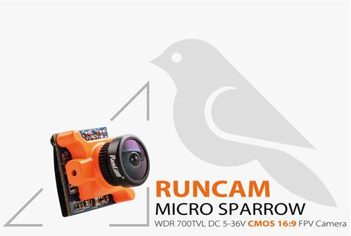 RunCam Micro Sparrow WDR 700TVL 1/3 CMOS 2.1mm FOV 145 Degree