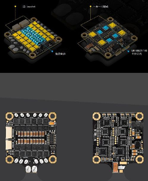 Hobbywing XRotor 40A 4 in 1 Micro 2-5S BLHeli DShot 600 Ready