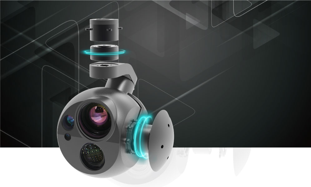 Eagle Eye-30IE-M50 30x High-performance 3-axis gimbal with 360-degree rotation