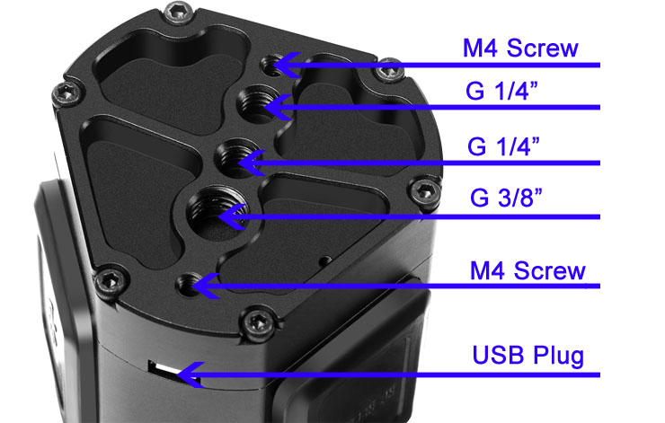 Ti 3-Axis Gimbal Handheld Stabilizer for small DSLR Cameras